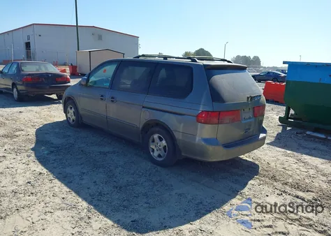 2001 Honda Odyssey Ex from USA, damaged, VIN 2HKRL18631H539911